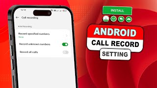 New Android Mobile Auto Call Recorder Auto Call Recording Settings