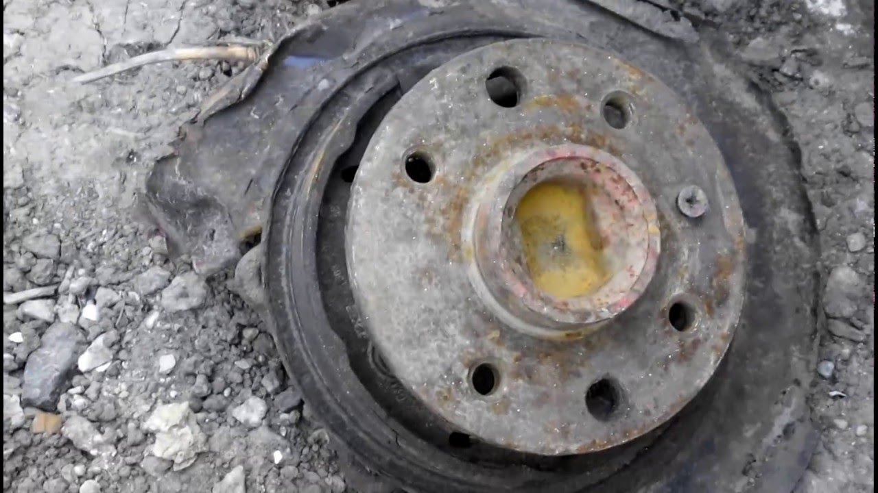 Задние дисковые тормоза!Опель кадет - YouTube