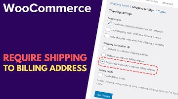 WooCommerce: Force Shipping to Customer Billing Address | WordPress Tutorial