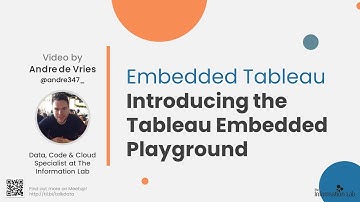 Introducing the Tableau Embedded Playground