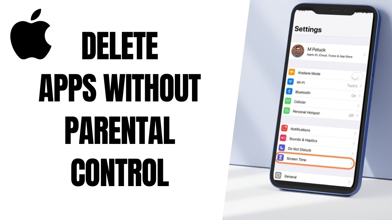 how-to-delete-apps-on-iphone-without-parental-controls-youtube