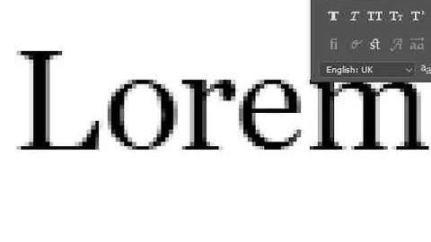 Photoshop Character Panel