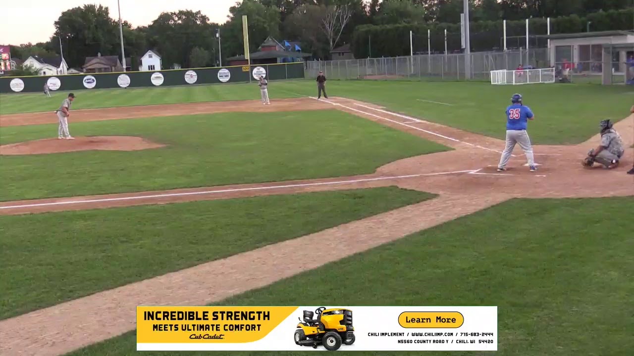 Dairyland League Baseball Merrill Marshfield YouTube
