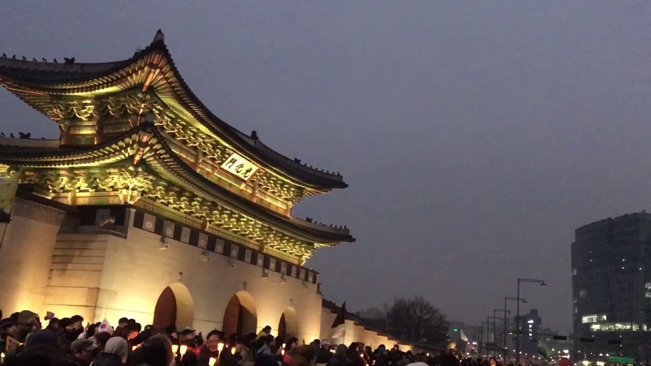 Seoul / Peaceful Candle Demonstration of South Korea (1.5 million
