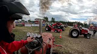 Nuffield 460 Turbo, Honkajoki Tractor Pulling 2026 , Nuffin vedot traktorista kuvattuna