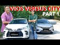 Part 1 | 2020 Toyota Vios Vs Honda City | Autophiles Compare