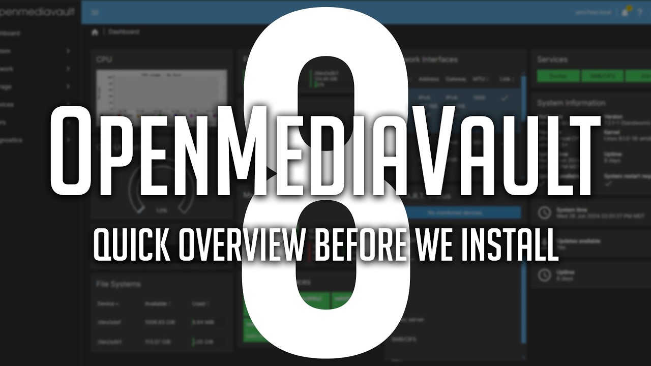 OpenMediaVault 8 Overview - Start Here Before You Install - YouTube