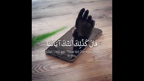 قال رب لم حشرتنى أعمى وقد كنت بصيرا || اسلام صبحي || سورة طه