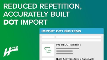 Estimate Faster with DOT Bid Item Import from State DOT Websites | HCSS HeavyBid