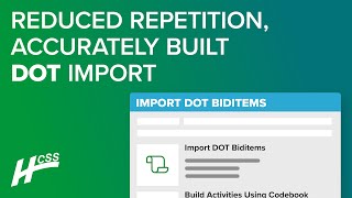 Estimate Faster with DOT Bid Item Import from State DOT Websites | HCSS HeavyBid Wealth