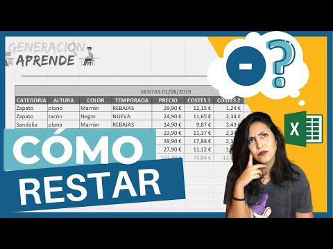 Vídeo: Com Restar A Excel