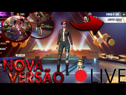🔴JOGANDO NA NOVA ATUALIZAÇÃO DO FREE FIRE - FT. GUIMIX 🚩AO VIVO - LIVE video phone lyrics