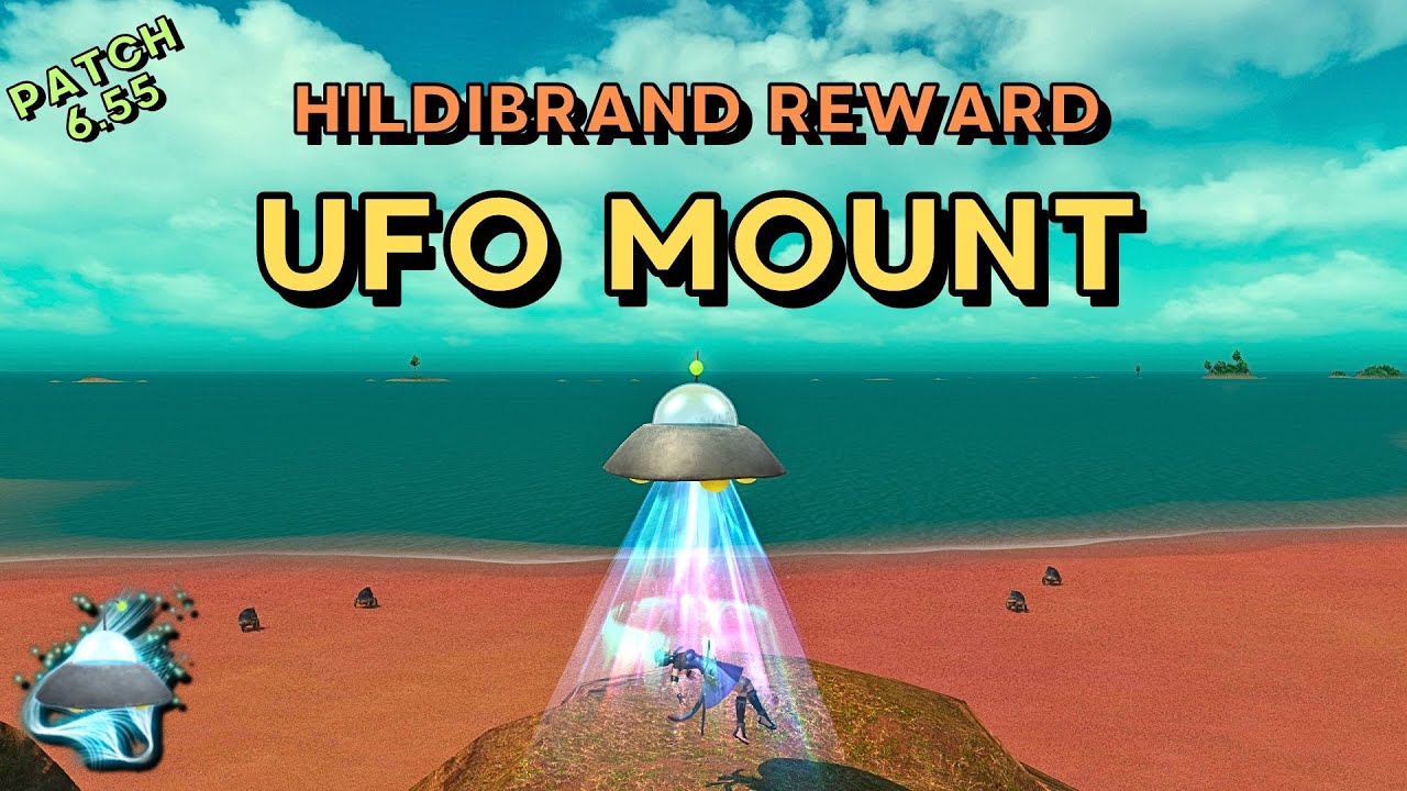 UFO Mount Showcase FFXIV Patch 6.55 YouTube