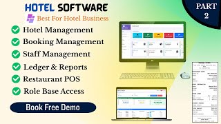 Hotel  Software Demo In 2025 | Order, Billing, Kitchen Queue, Customer Management & Thermal Bill | screenshot 2