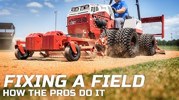 Fixing Common Field Issues | Ventrac Baseball & Softball Maintenance Tips