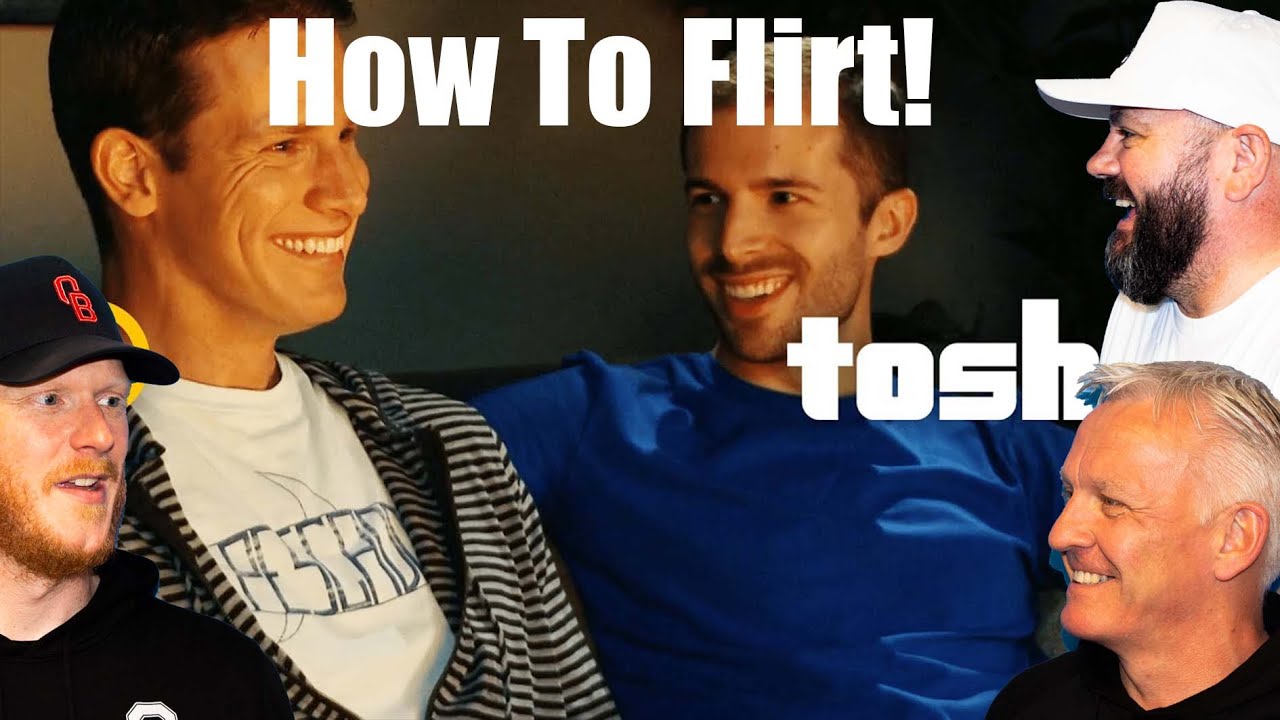 Tosh.O - Web Redemption - How to Flirt REACTION!! | OFFICE BLOKES REACT!!