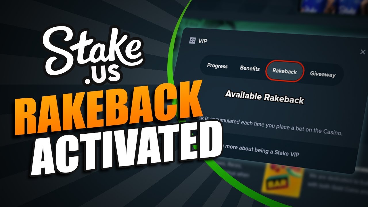 Stake Rakeback How to Activate Rakeback on Stake.us (New Stake USA Code) - YouTube