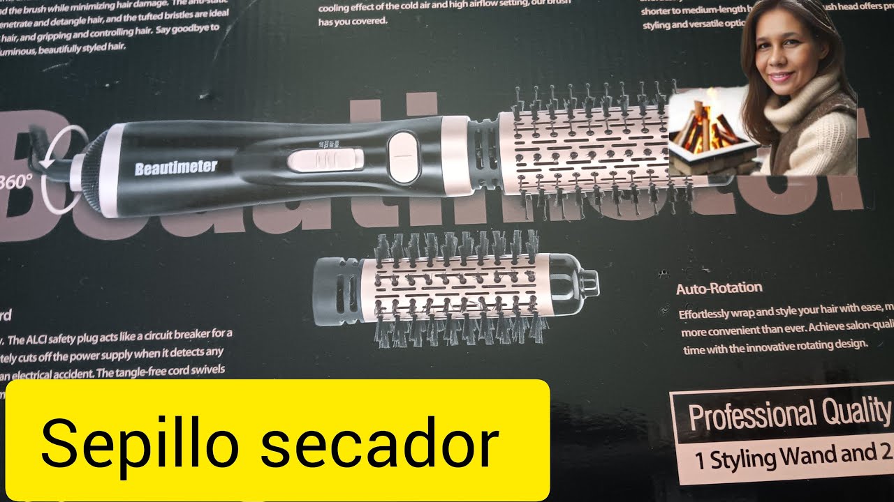 Como me seco el cabello Con el sepillo secador - YouTube