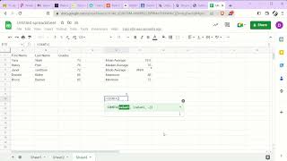 Spreadsheet 2 (INF2080) 3.2: COUNT and COUNTA