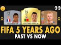 THIS IS HOW FIFA LOOKED 5 YEARS AGO VS NOW | FT. RONALDO,  HAALAND, MESSI, MBAPPE