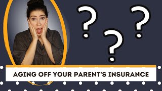 AFFORDABLE CARE ACT & Aging Off Your Parent's Insurance: How to SAVE MONEY on HEALTH INSURANCE