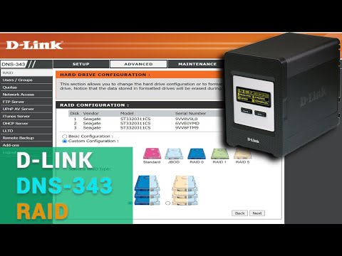 Как восстановить данные с RAID массива D-Link DNS-343 NAS