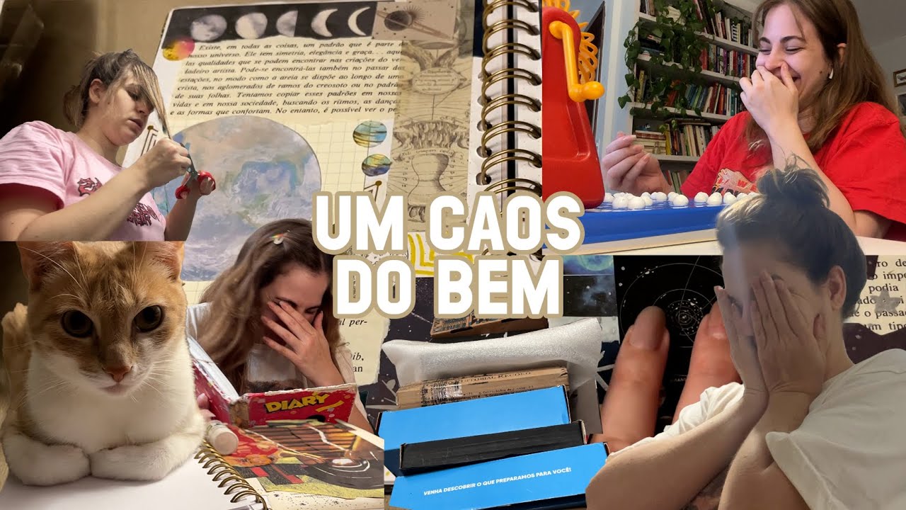 vlog de rotina - hobbies de colagem, cortei o cabelo, comendo sushi e muitas reflexões sobre humanos