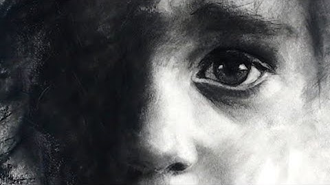 Charcoal Drawing: WAR - FREE Art Tutorial (link in my channel)