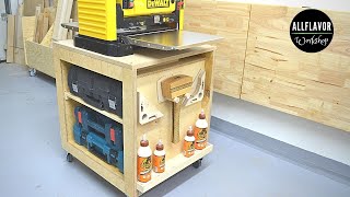 Make a Rolling Tool Cart | DIY Planer Stand