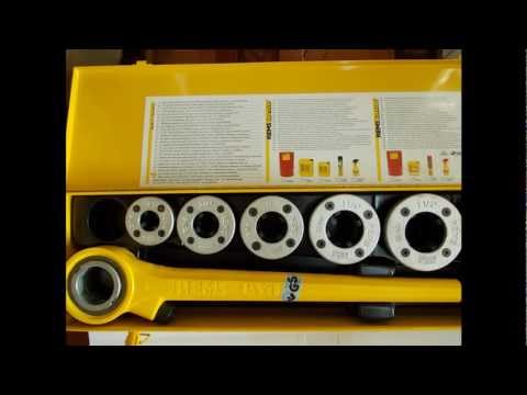 Gwintownica ręczna Rems - gwintownica do rur - gwintowanie art. 520017 / eva 1/2 - 2 cale