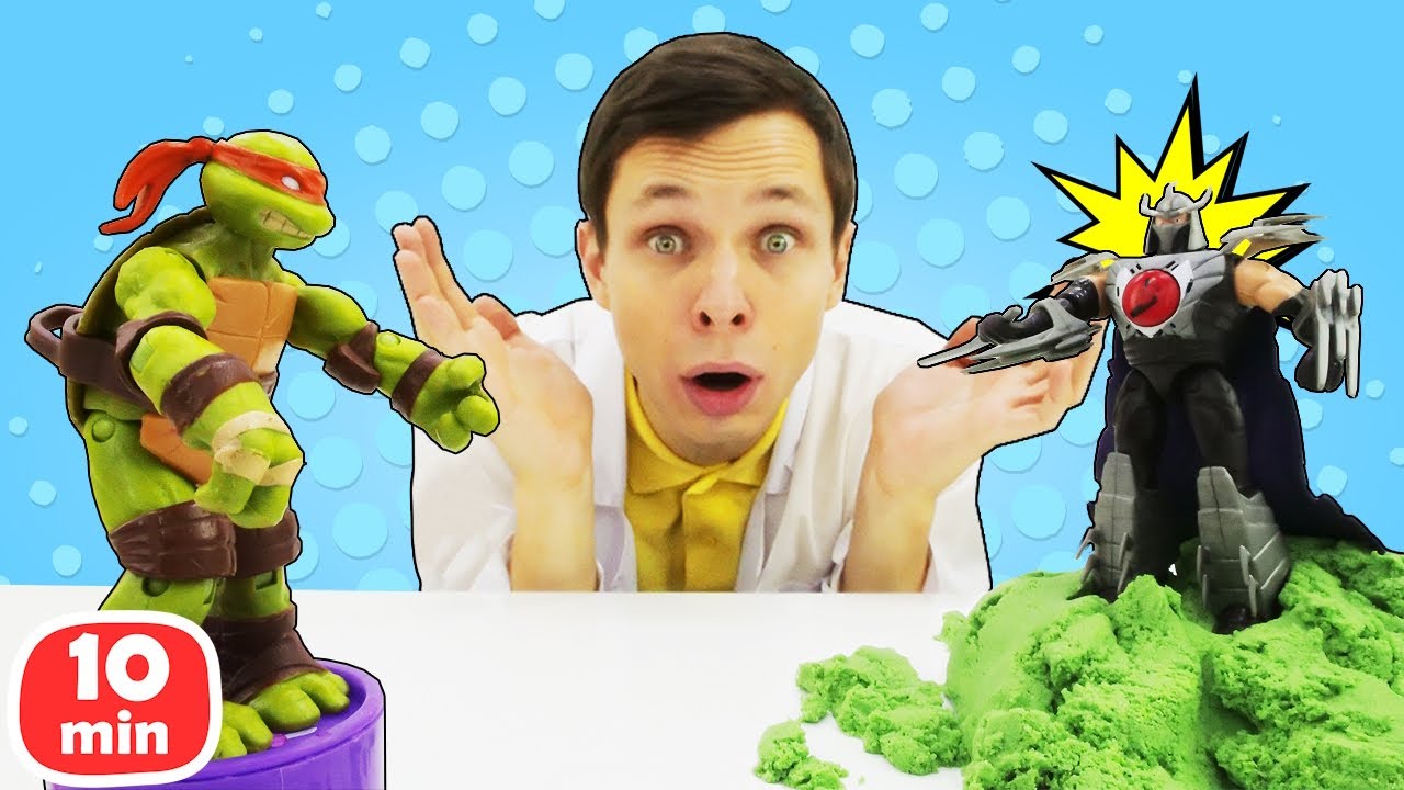 Шредер в беде! Черепашки Ниндзя спешат помочь и ведут его к Доктору Ой в Мегаклинику