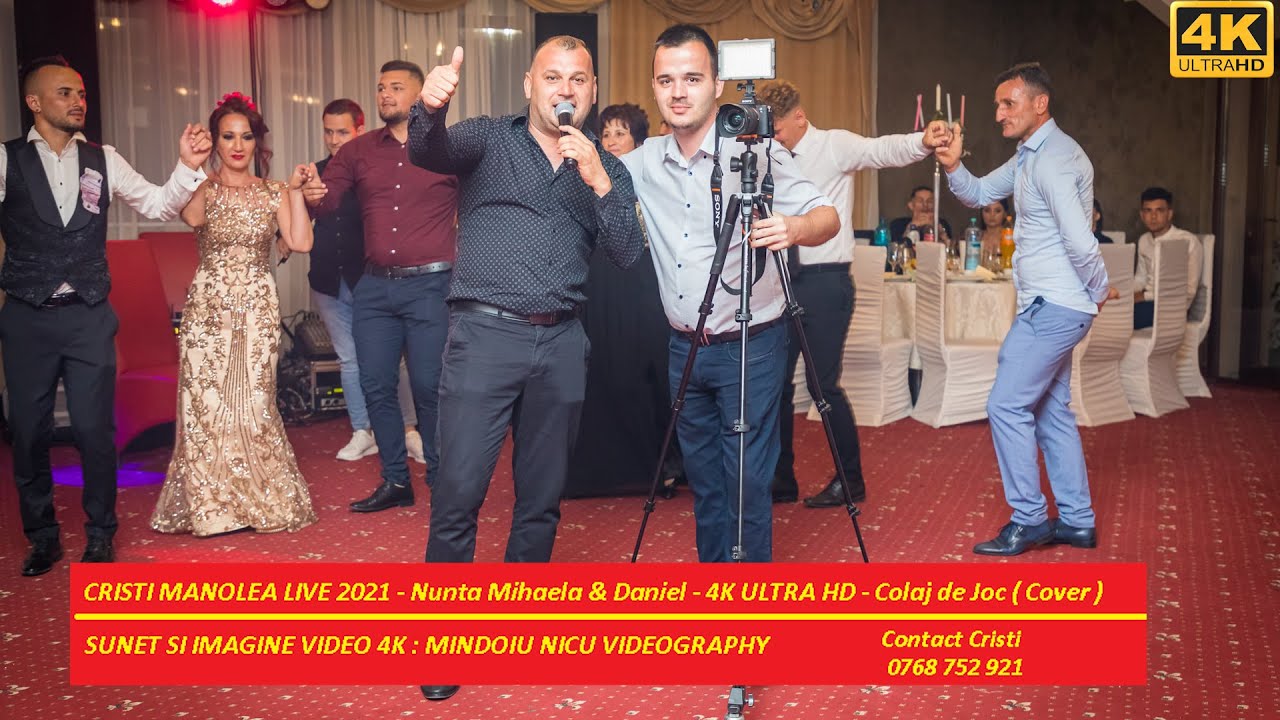 CRISTI MANOLEA LIVE 2024 NUNTA MIHAELA & DANIEL 4K ULTRA HD COLAJ DE JOC COVER MUZICA DE PETRECERE🔝