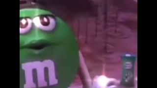 stan twitter: green m&m being flirtatious