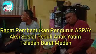 Rapat Pembentukan Pengurus Aspay 2021