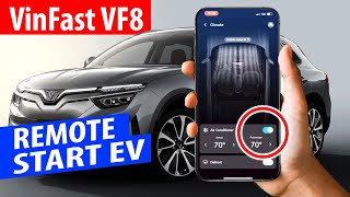 Remote start VinFast VF8 if you don’t want to wait in the car for software boost up each drive