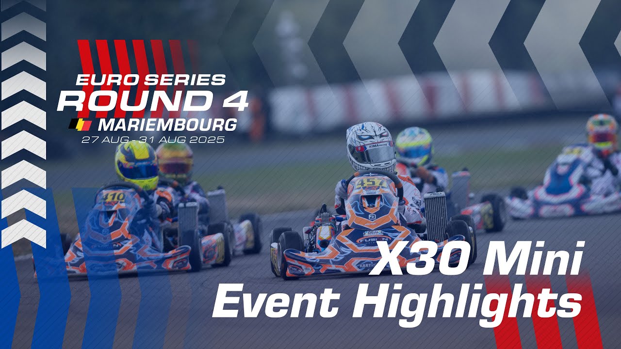 X30 Mini Highlights | Round 4, Mariembourg, Belgium | IAME Euro Series 2025