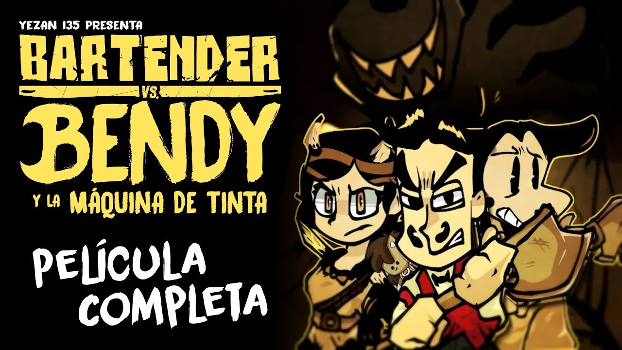 BARTENDER VS BENDY Y LA MÁQUINA DE TINTA (Película completa)