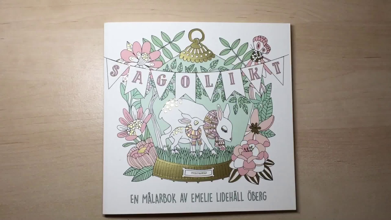 Sagolikt (Fairy Tales Coloring Book) - Swedish Coloring