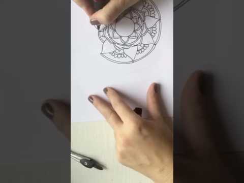 Videó: DIY Mandala Rajzok: Lépésről Lépésre Mesterosztály