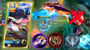 HOW TO COUNTER X.BORG!!🔥BEST RUBY BUILD AND ROTATION 2024