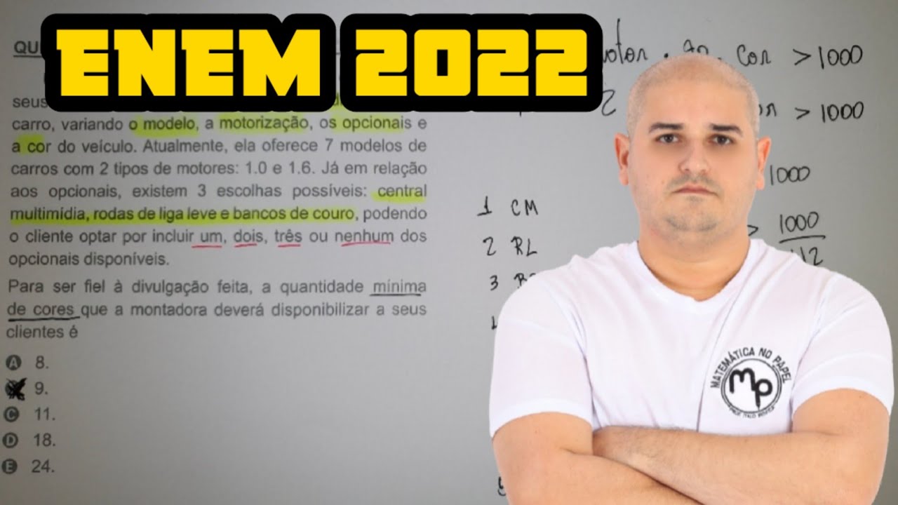 ENEM 2022 - Uma montadora de automóveis divulgou que oferta a seus ...