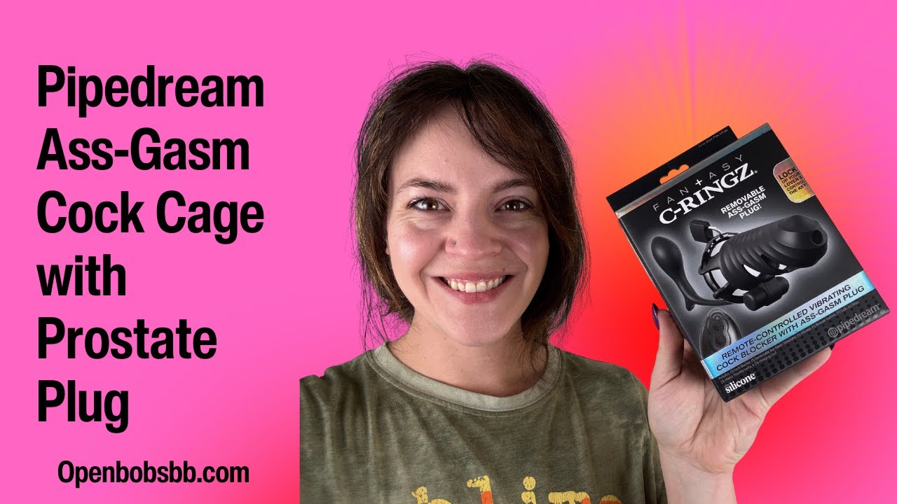 Обзор образовательной секс-игрушки — клетка-блокиратор члена Pipedream Ass-Gasm с пробкой для про...