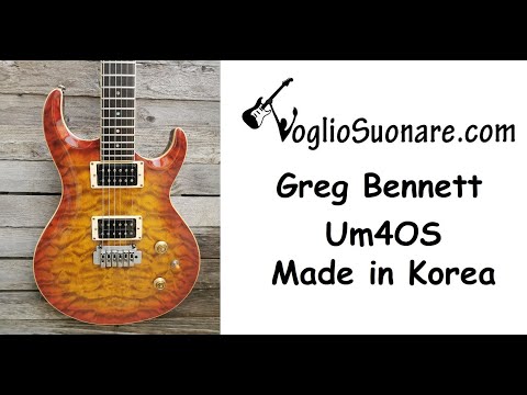 Samick　Greg Bennett UM-4ダブルカッタウェイ　ギター Greg Bennett UM4 Samick PRS Archtop - YouTube