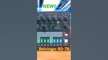 BEHRINGER RD-78 | ANALOG RHYTHM BOX, ROLAND CR-78 REVISITED (AND EXPANDED)