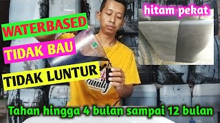 Cara membuat penghitam body kasar motor waterbased kualitas bagus | Aris Wae