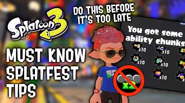 4 MUST KNOW Splatfest Tips For Splatoon 3!