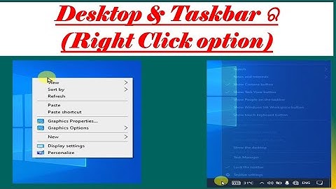 Online free Computer Class | Mouse right click on desktop or taskbar ! Part-15 l PGDCA/DCA/CCA |