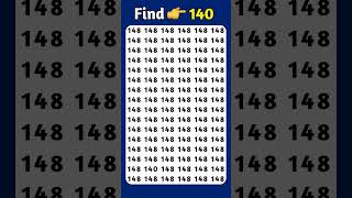 Find The Odd Number 140 #findtheoddnumber #shorts #maths #riddle #puzzle #viral #viralshorts #quiz