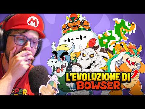 REAGISCO ALL'EVOLUZIONE DI BOWSER DI SUPER MARIO! (Spider-Man Animation Reaction)