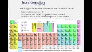 How Many Protons, Neutrons, And Electrons Does The Atom 39-K Have?